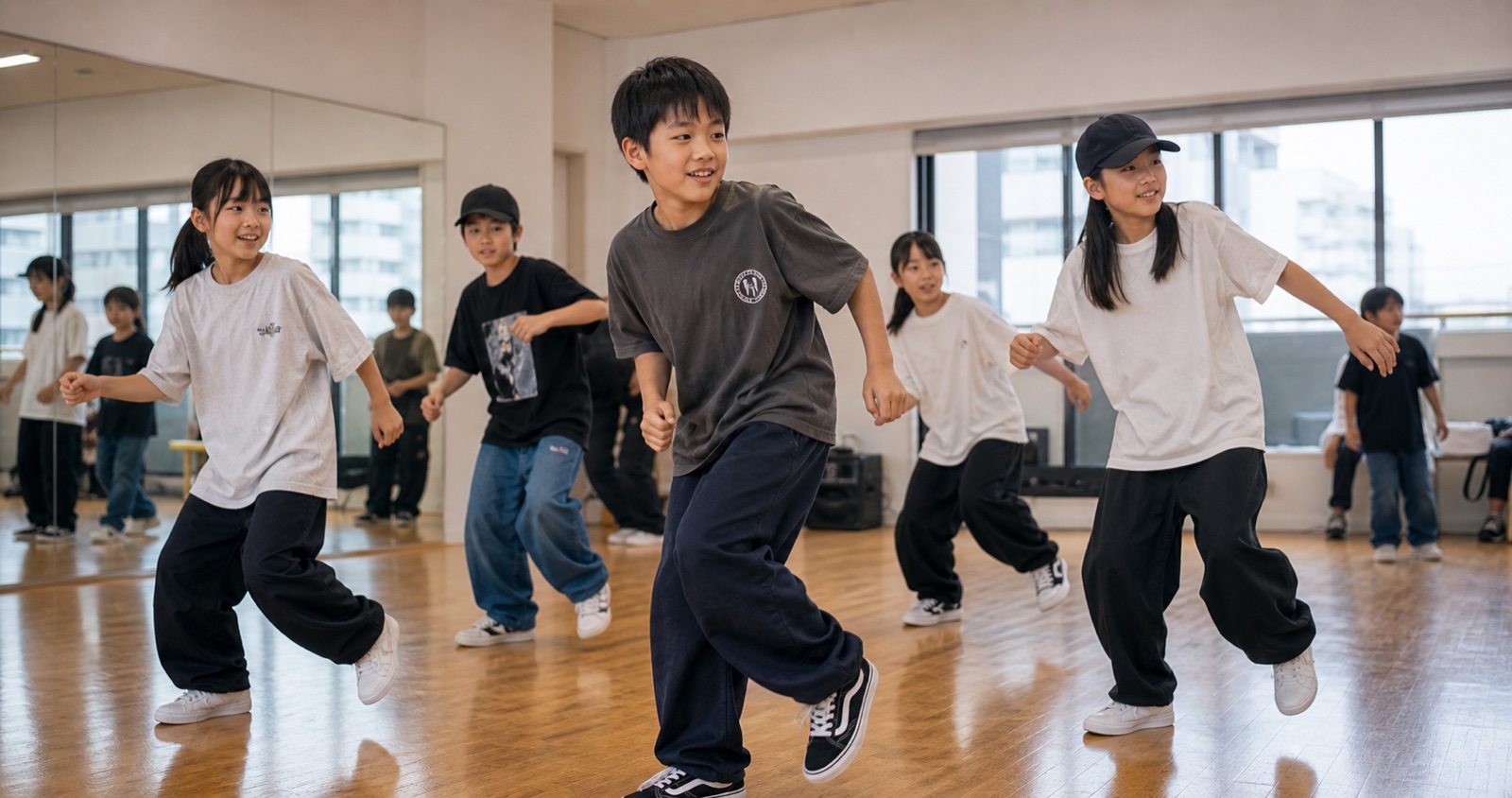 音楽に合わせて遊ぶようにグルーヴを感じる日本の子どもダンサー