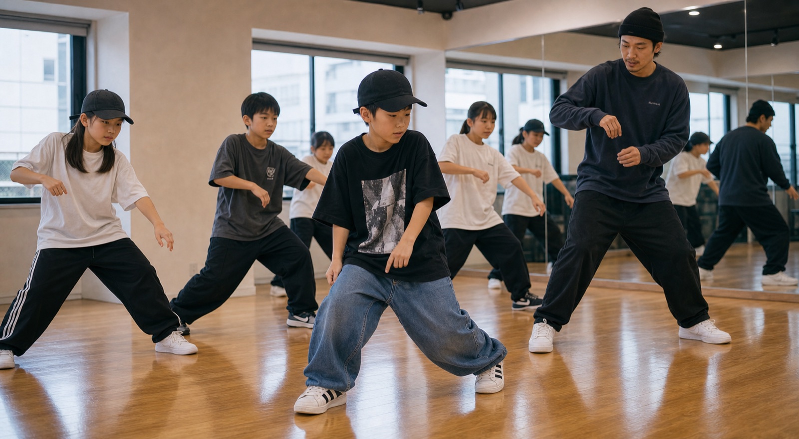 知ったことをすぐ身体へ移すヒップホップ基礎練習