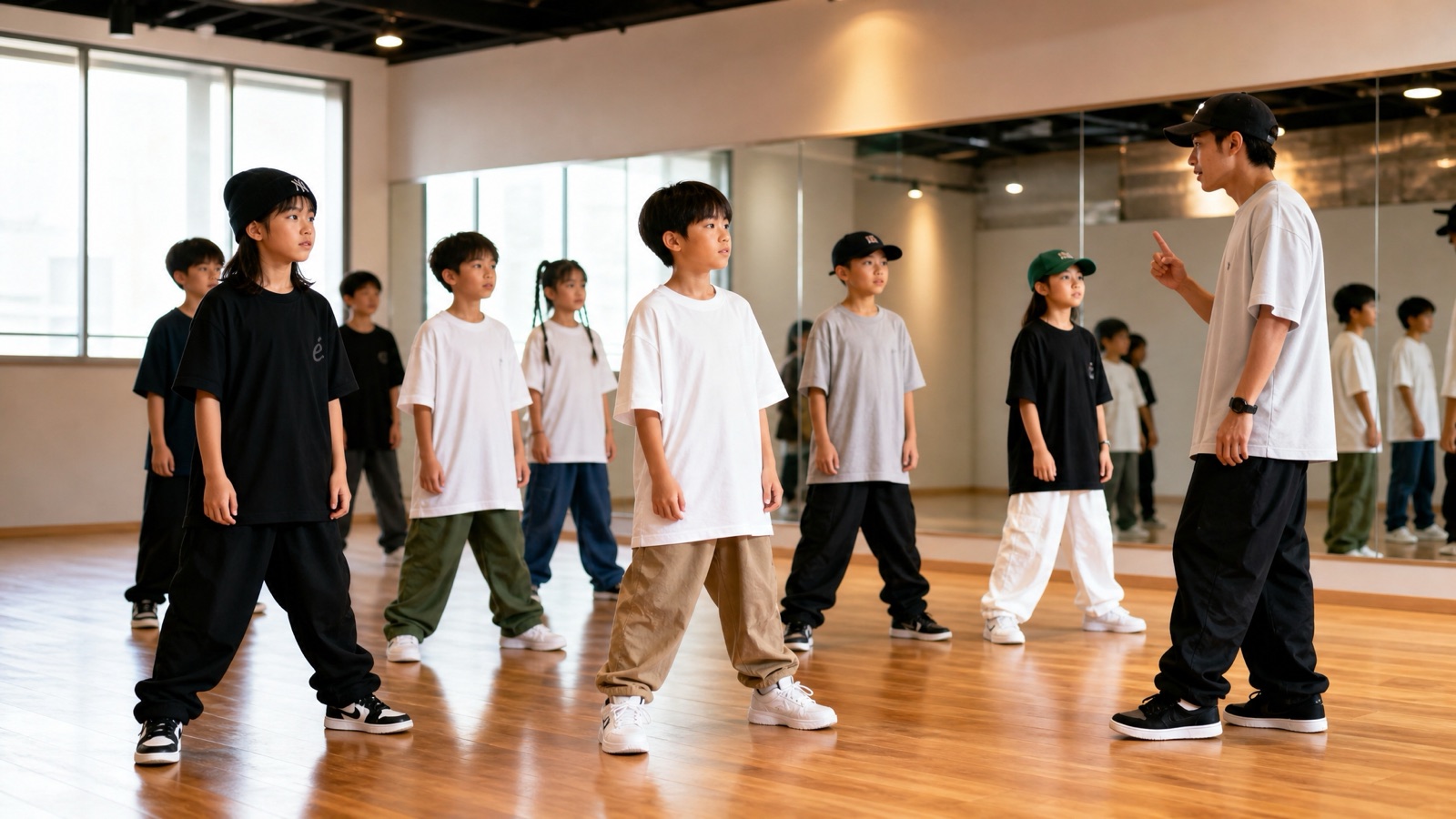 本番前に静かに音を待つストリートダンサーの集中した状態