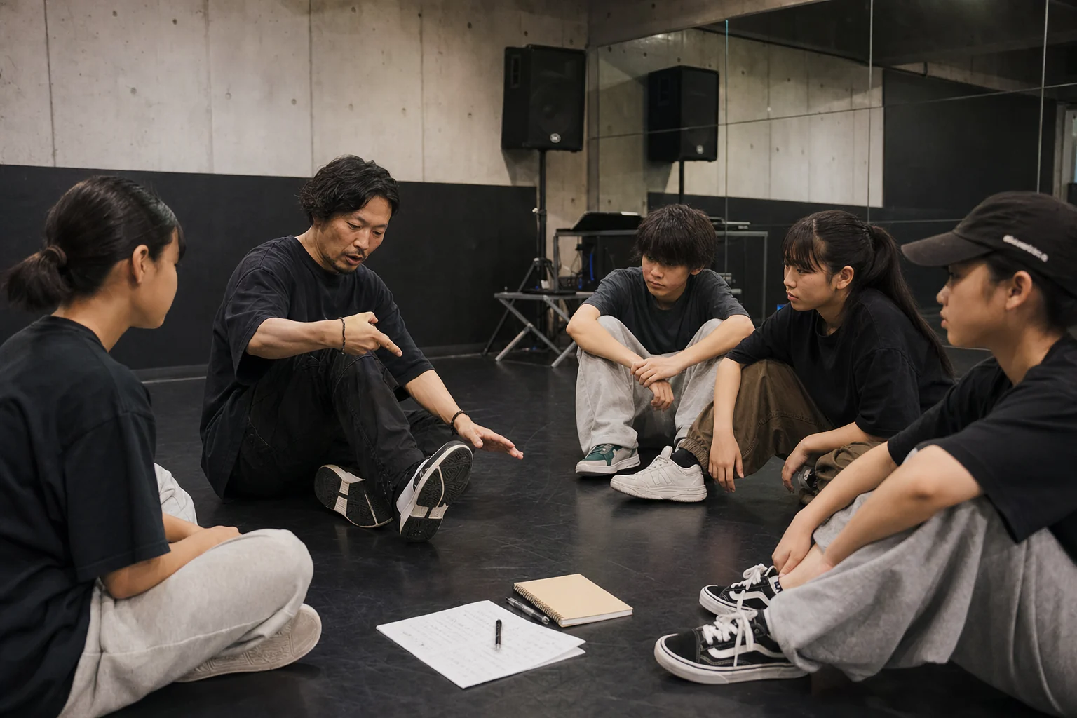 ストリートダンススタジオで身体の使い方と空間の見方を共有する学び