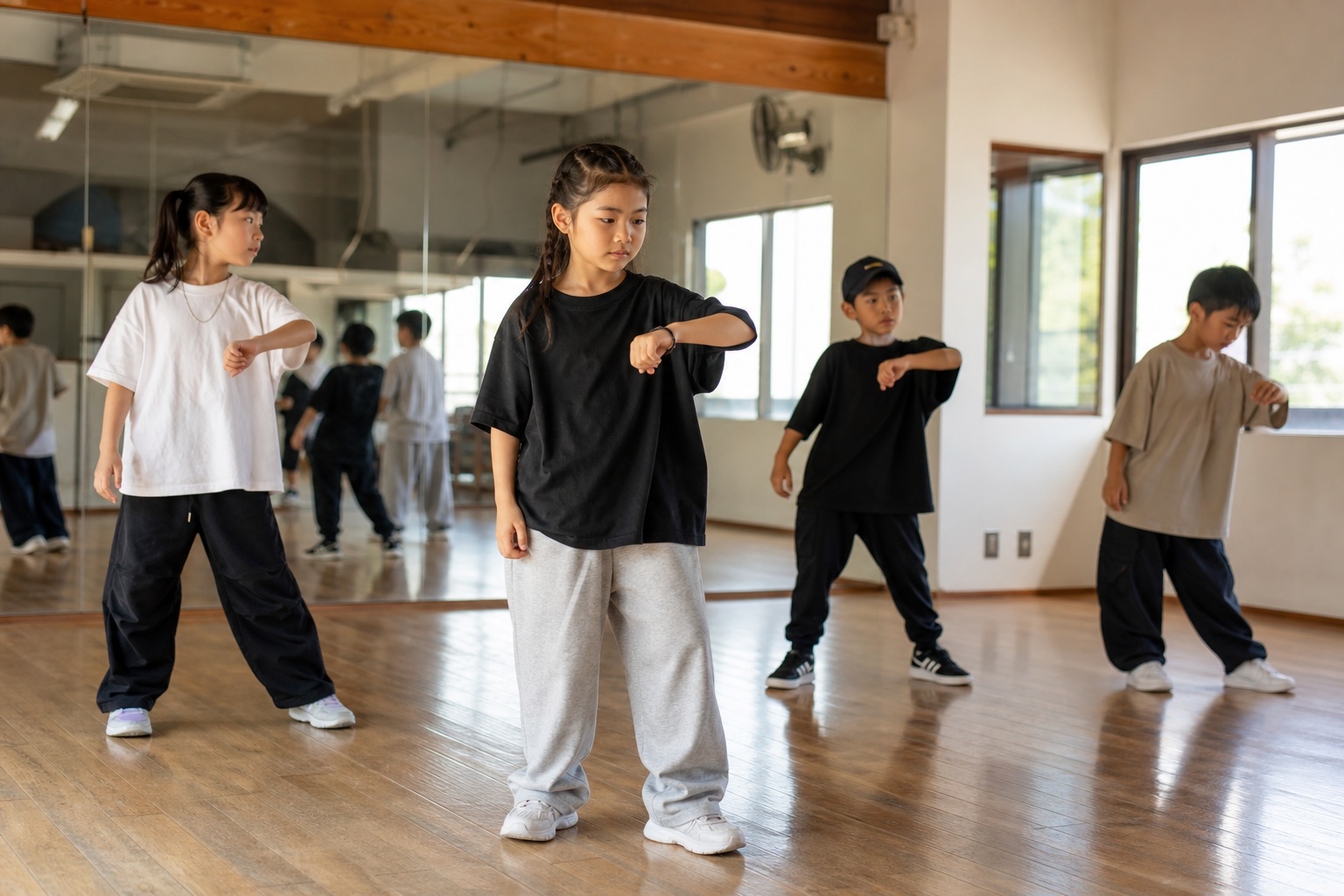 できない理由を身体で確認する子どものダンス練習