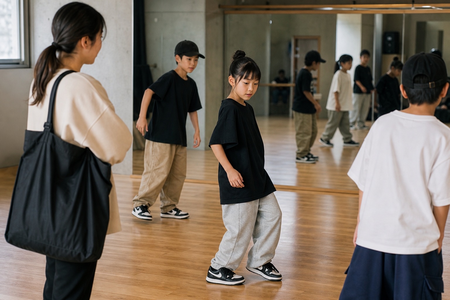 保護者が子どもの観察力の変化を見守るダンススタジオ
