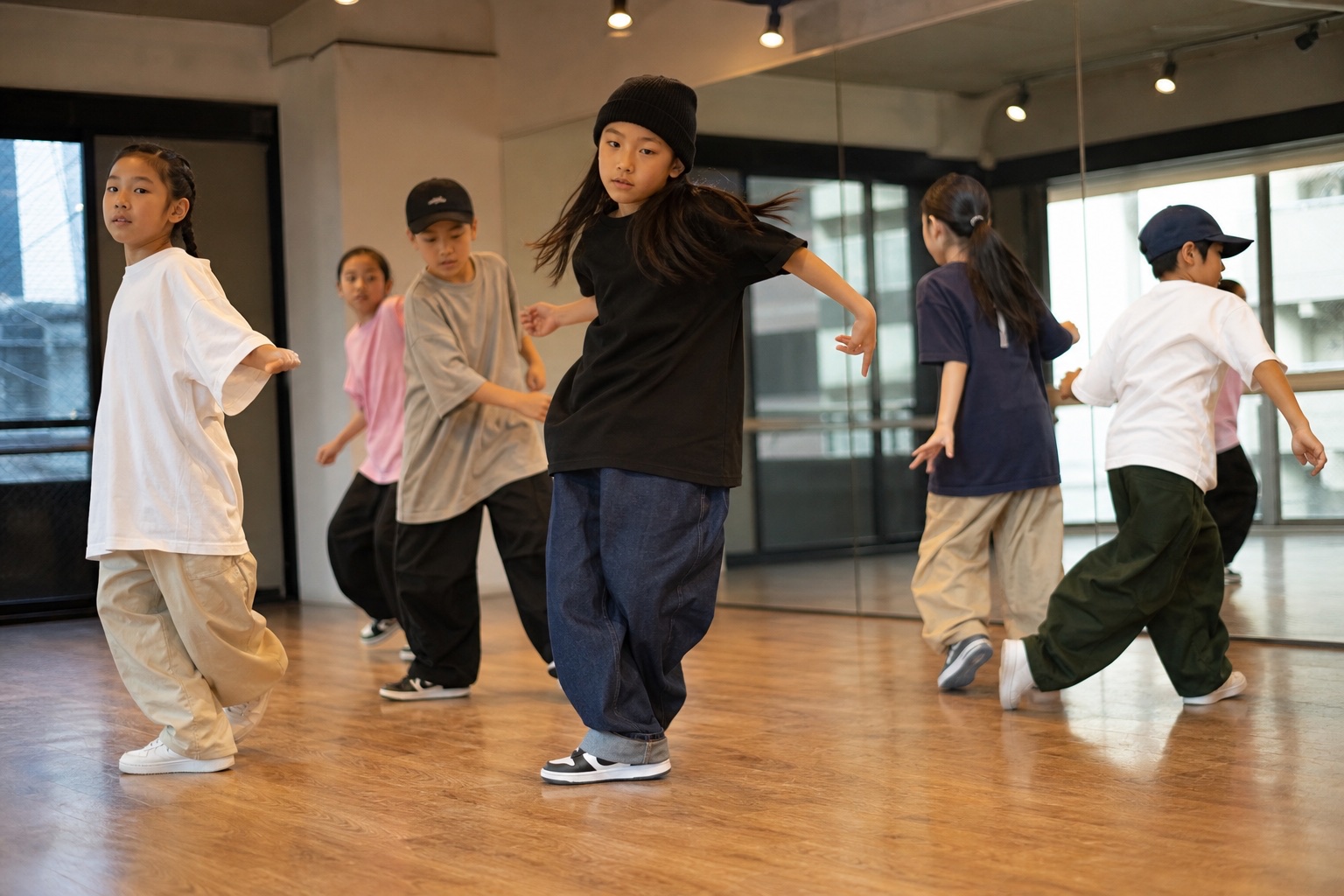 獅子会で音を身体に通して踊る子どもたち