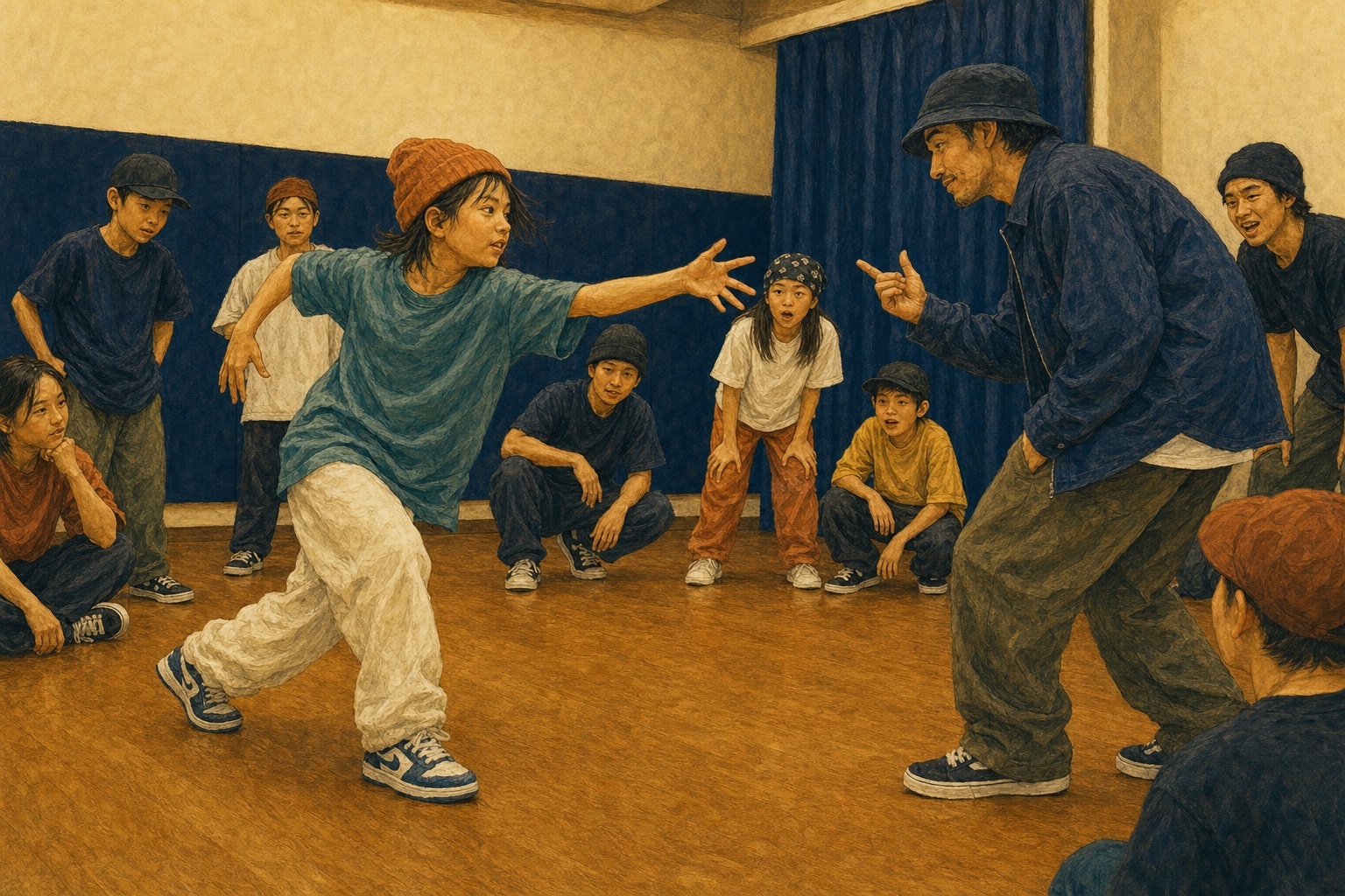 本氣の一手を返し合い対等に向き合う大人と子供